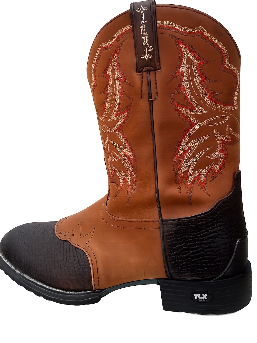 Tony Lama Men’s TLX Two-Tone Leather Performance Western and Work Boots Size 13D - Picture 3 of 16